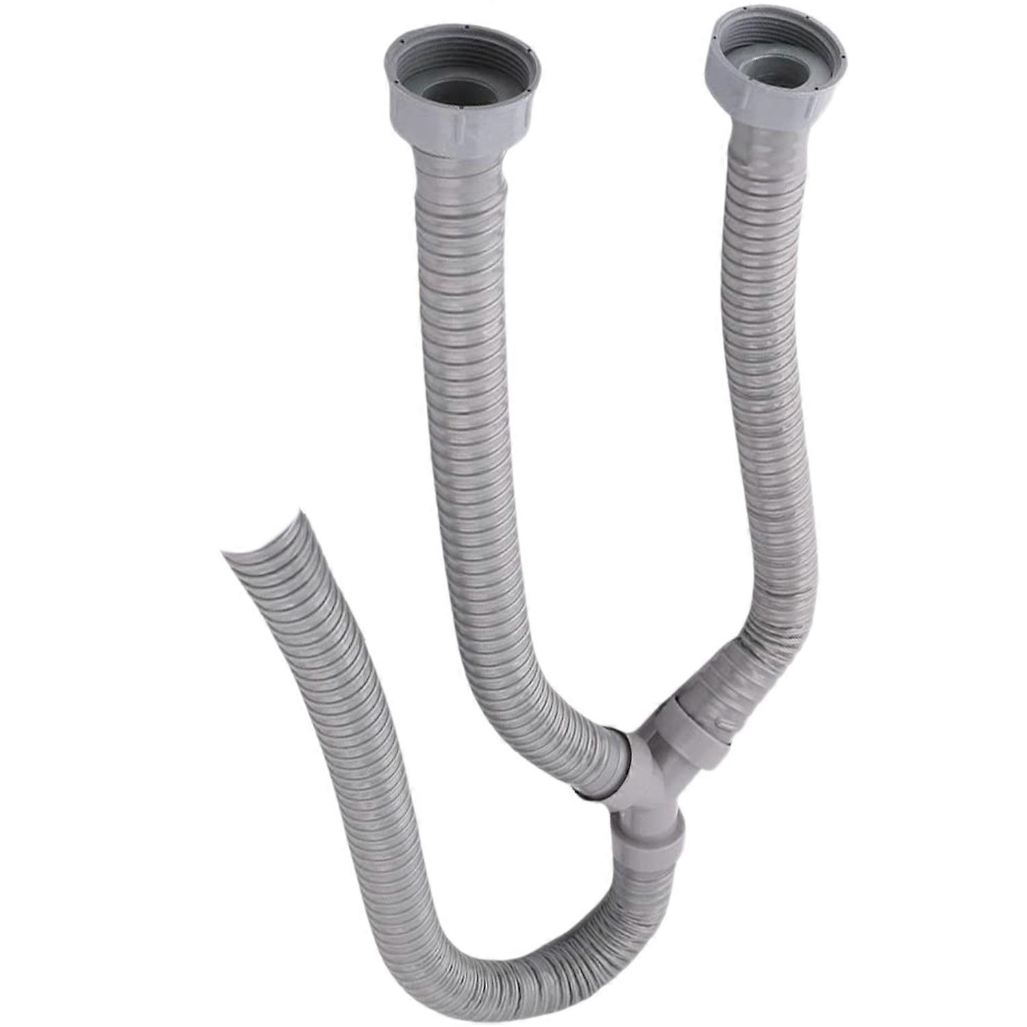 3.5Ft Pvc Υ πλυντηρίων ρούχων διαμορφωμένος συνδετήρας σωλήνων πλύσης μανικών απαλλαγής αποχέτευσης, περιστροφική διεπαφή, wi