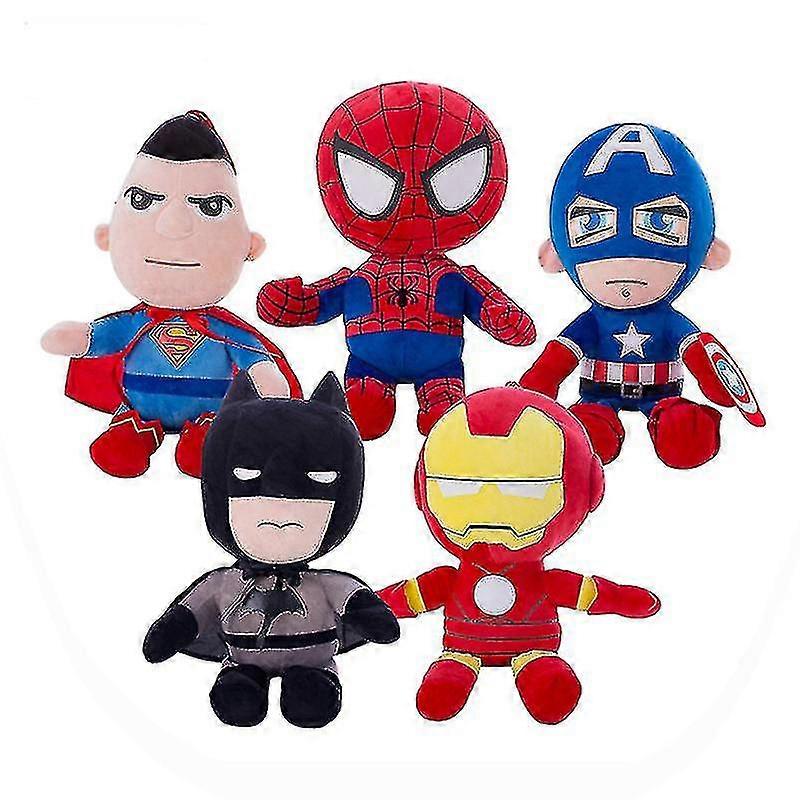 Avengers Doll Spider-man Plush Toy Captain America Superman Plushies Doll