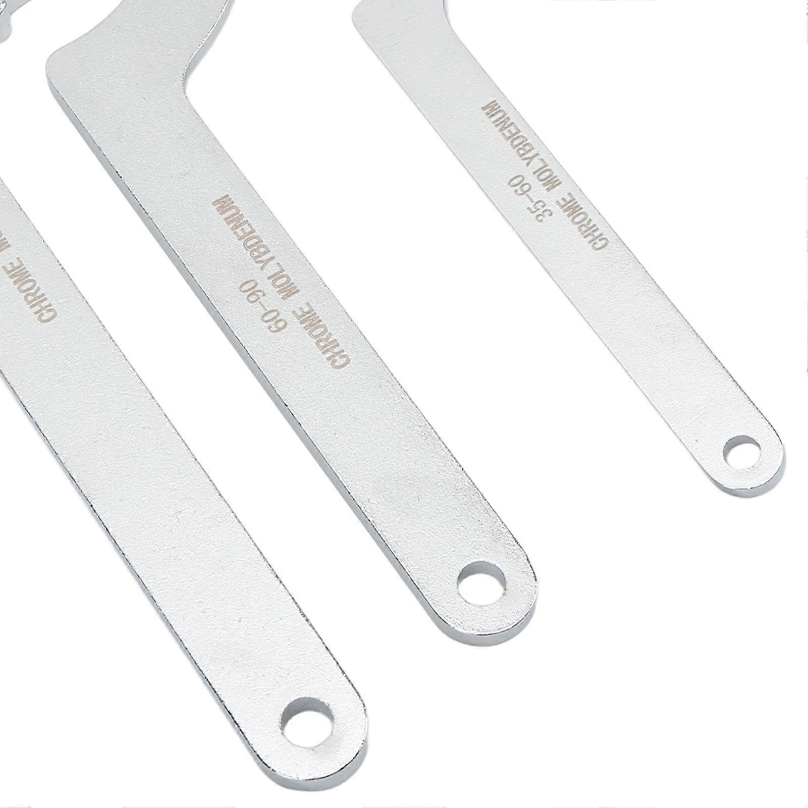 Neilsen 8-Piece Adjustable Hook And Pin Wrench Set – C Spanner 35-120mm – CT4631