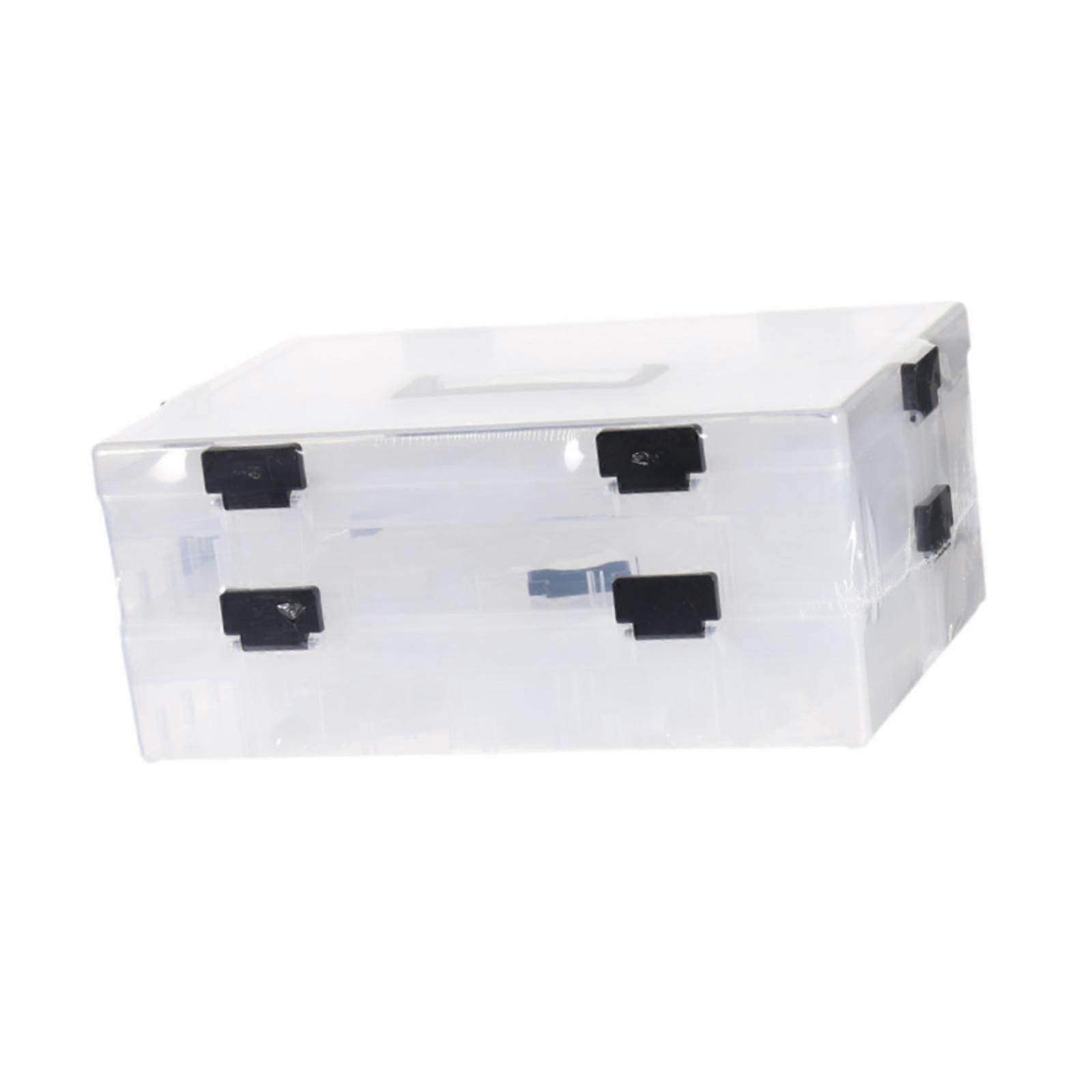 Bloki Schowek Puzzle Małe zabawki Pojemnik do przechowywania dla dzieci Dzieci Dzieci 2 warstwy 36x26x9cm