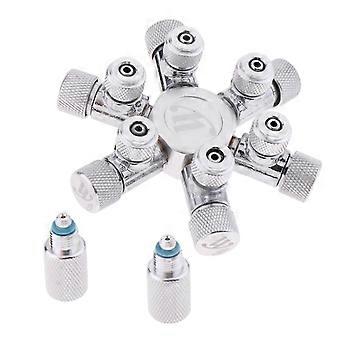 Akvarium Distributør Regulator Co2 Splitter For Fish Tank One For Six
