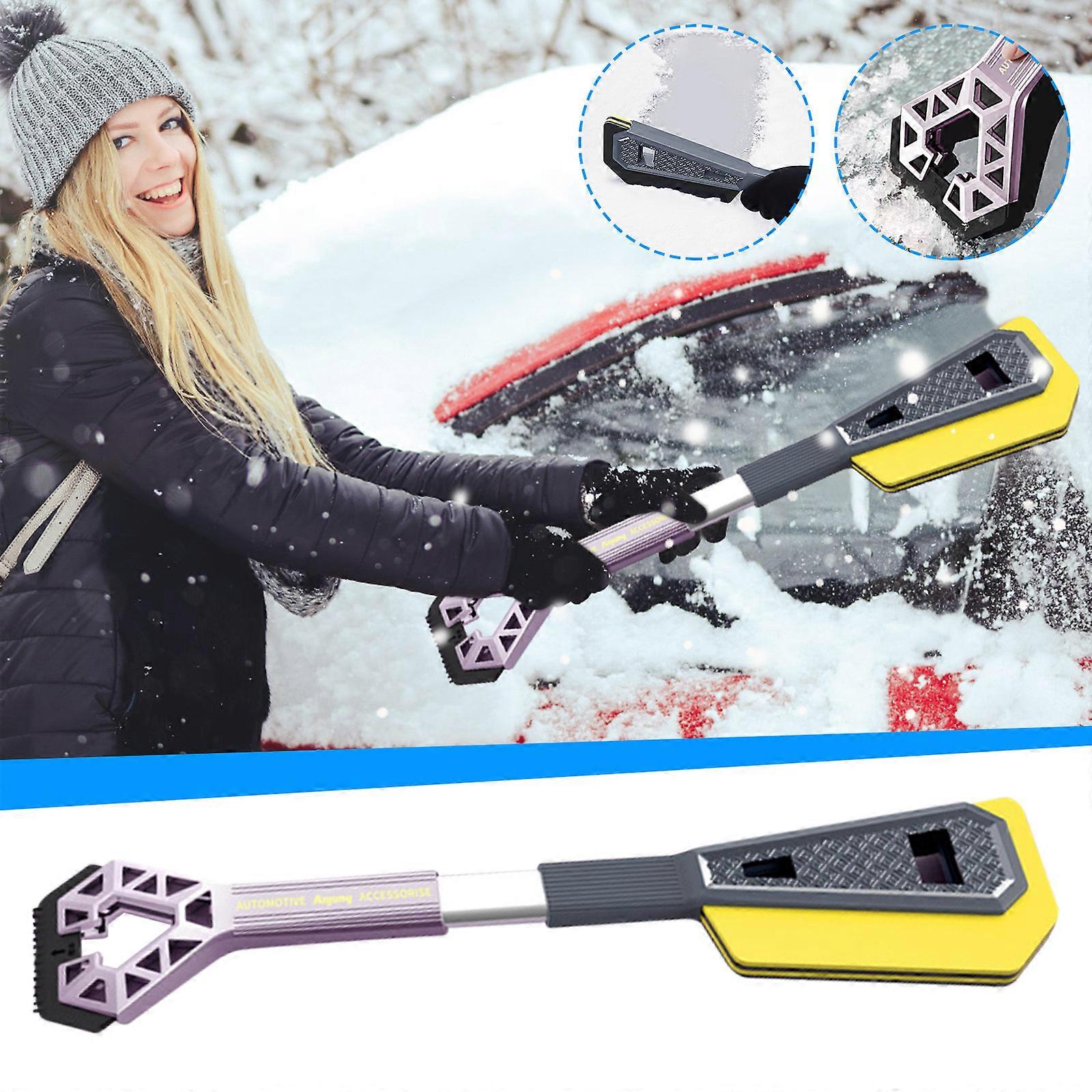 The Ice Scraper Is Used For Removing Snow With A 2 In 1 Snow Removal Brush
