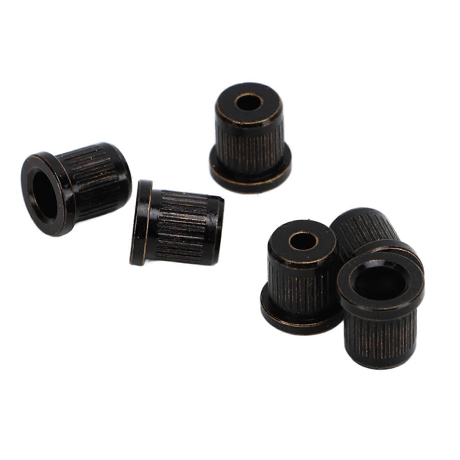 6st Gitarr Stränghylsor Through Body Brass Recordative Edition för elgitarrer Black_-dy