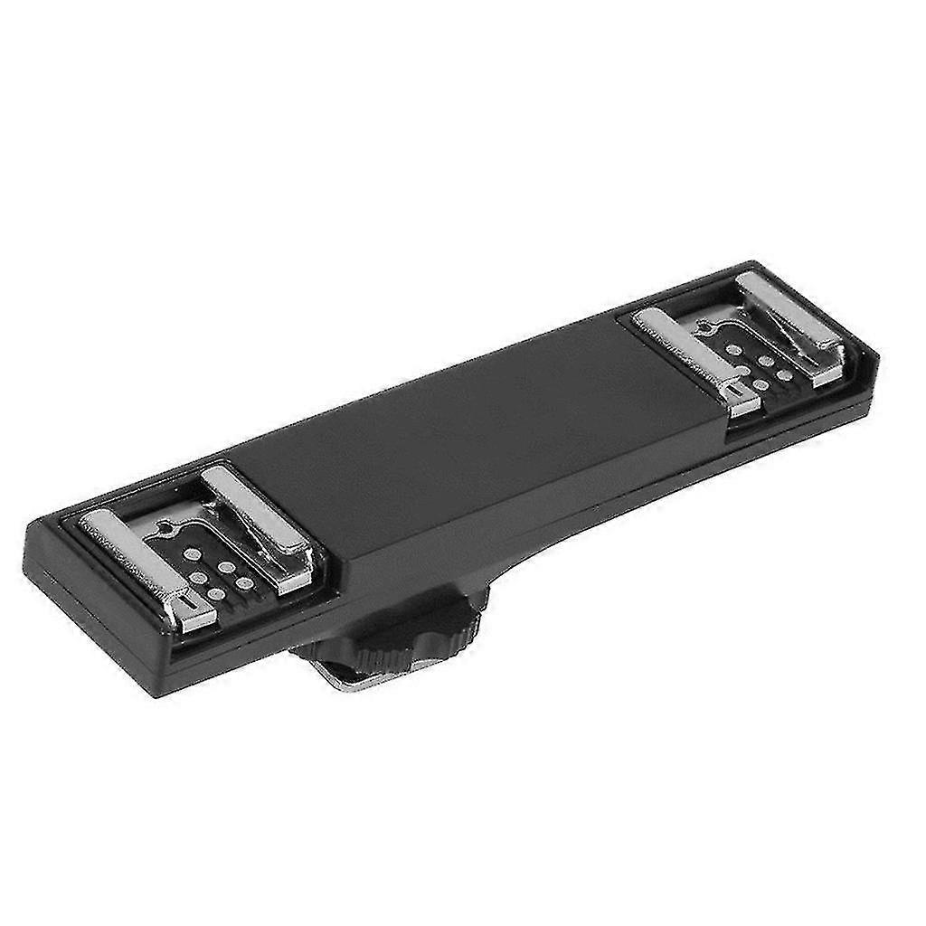 Double griffe Flash Speedlite Light Bracket Splitter pour DSLR 2C