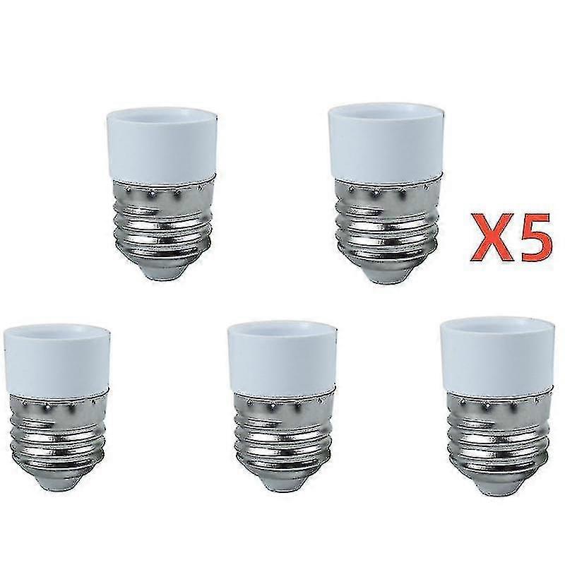 5pcs E27 To E14 Adapter Conversion Socket Plastic Converter Fireproof High Quality Material-YUHAO