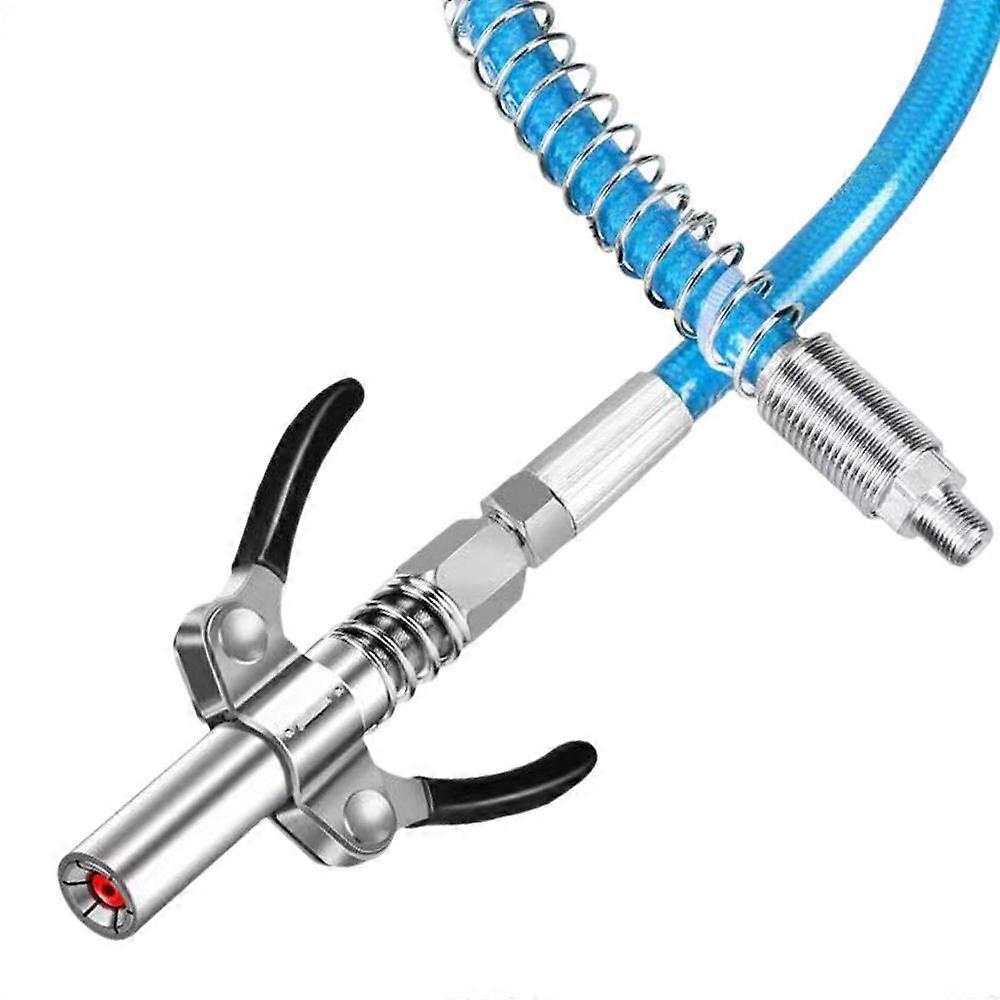 Grease Tool Coupler Double Handle Grease Coupler Tips Universal Double Handle Locking Grease Coupler No Leaking Heavy Duty