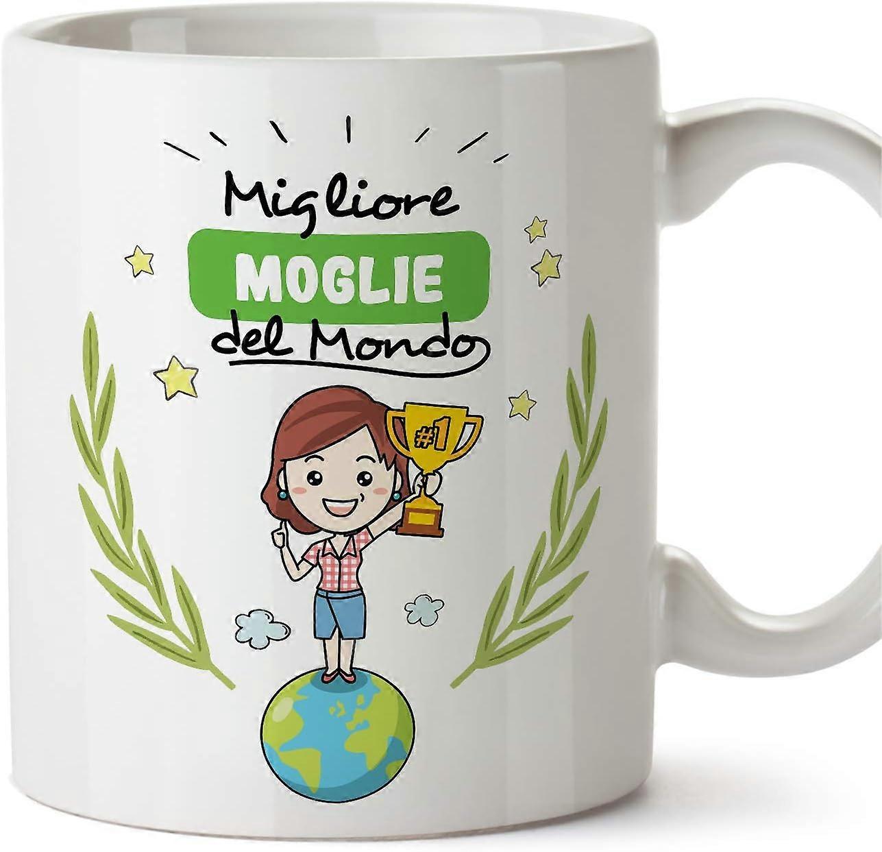 Vrouw mok (in het Italiaans)