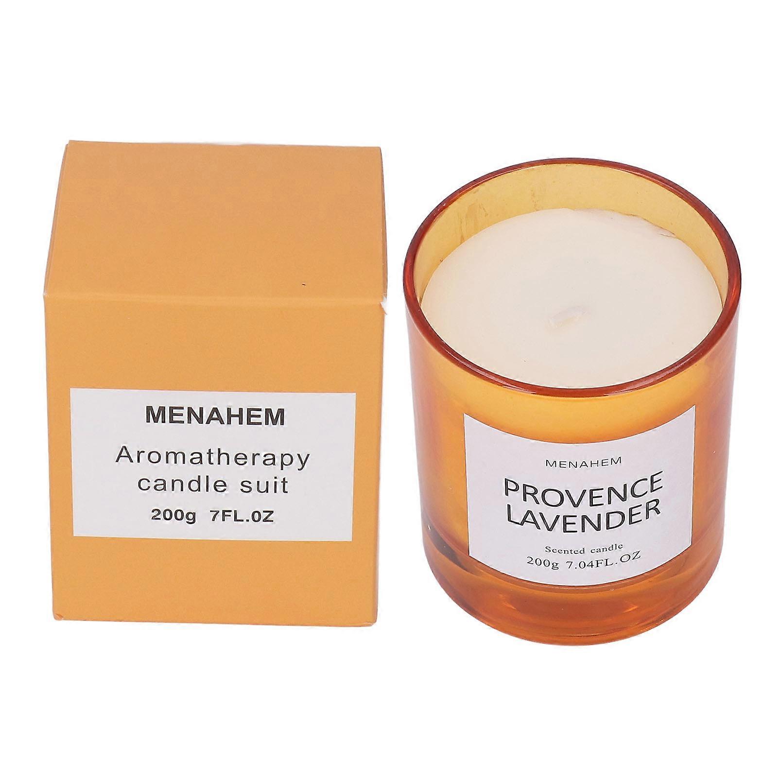 Scented Candle Large Smokeless Natural Soy Wax Warm Rich Fragrance Soy Candle for Bedroom Office Bar Lavender
