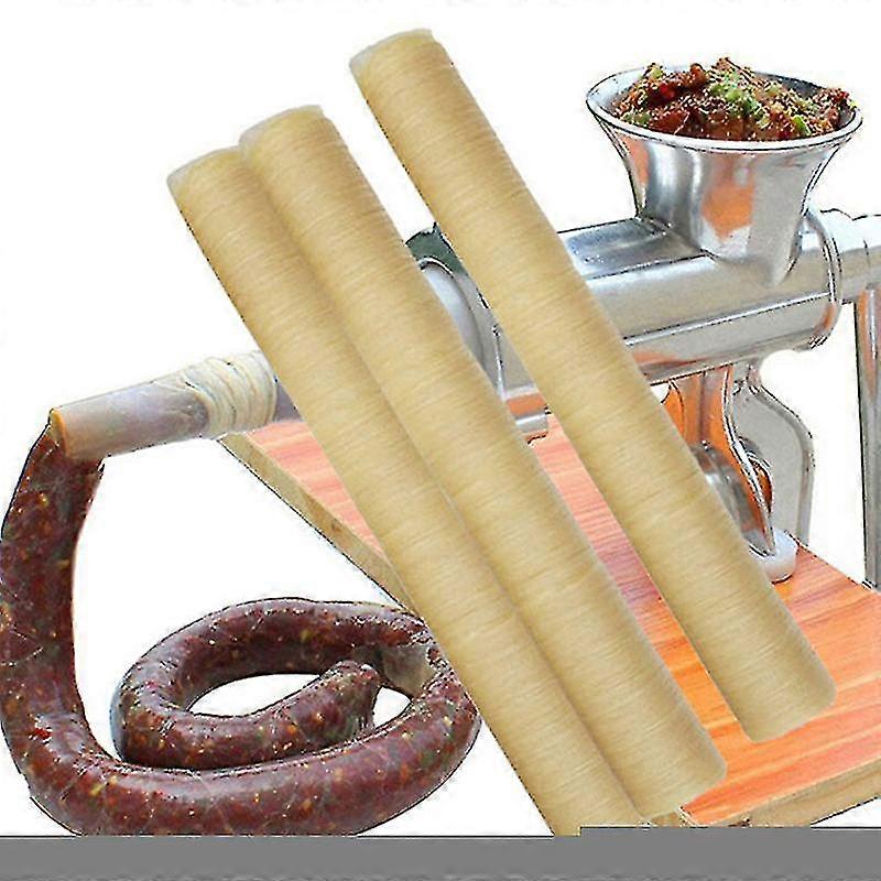 18mm أغلفة النقانق الصالحة للأكل جلود التعبئة والتغليف لحم الخنزير الأمعاء أنابيب النقانق غلاف