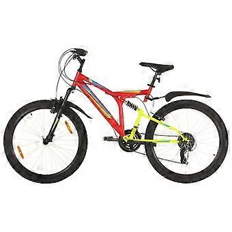 Mountainbike 21 Gang 26 Zoll Laufrad 36 cm rot