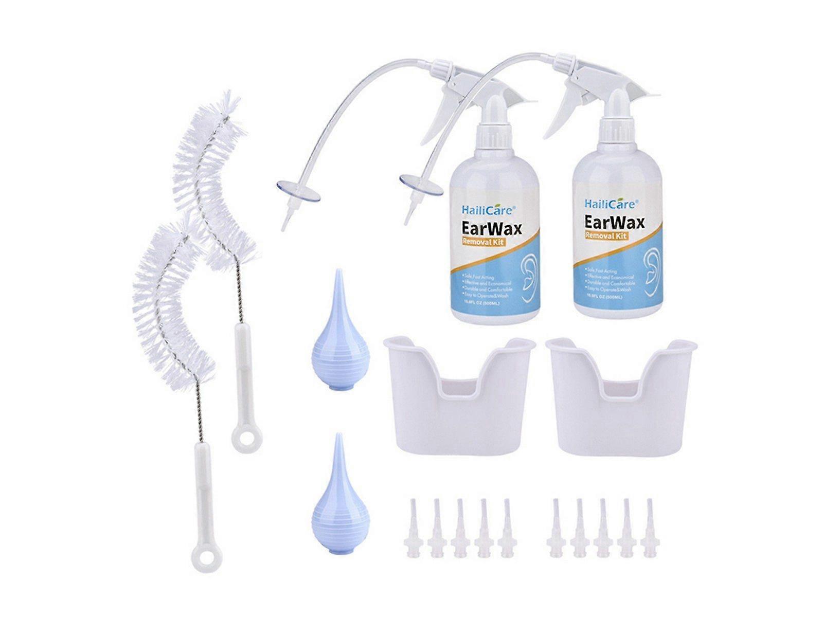 2XEar Wax Removal Kit Ear Cleaning Kit with Spray Bottle Ear Washer Kit