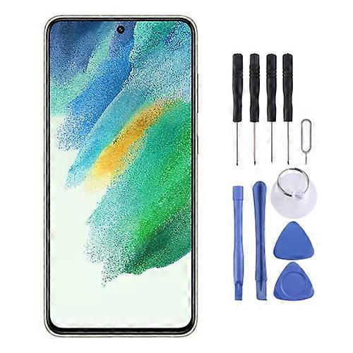 Super AMOLED Screen Replacement Display Digitizer For Samsung Galaxy S21 FE 5G SM-G990B With Repair Tool Kits