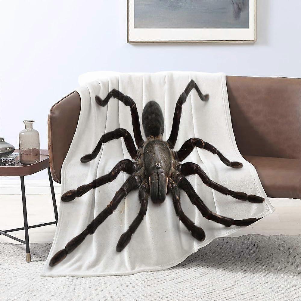 Cobertores de flanela, aranha, Mantas para Sofá Manta Fofa Cama Cobertor f Quarto, Sofá, Acessórios de Quarto 51x59 in