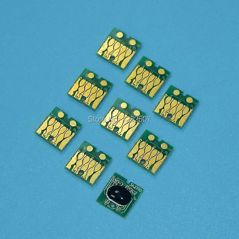 T7601 -T7609 P 600 Permanent Use ARC Chip For Epson Surecolor P600 Auto Reset Chip SC-P600 Printer Ciss Refillable Cartridges