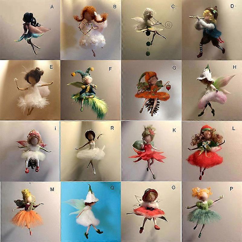 Poupée Mouton Feutrage à L'Aiguille, Poupée En Peluche Laine Feutrage Artisanat DIY Mouton Pour Artisanat DIY Pour Décorations Faites à La Main 208