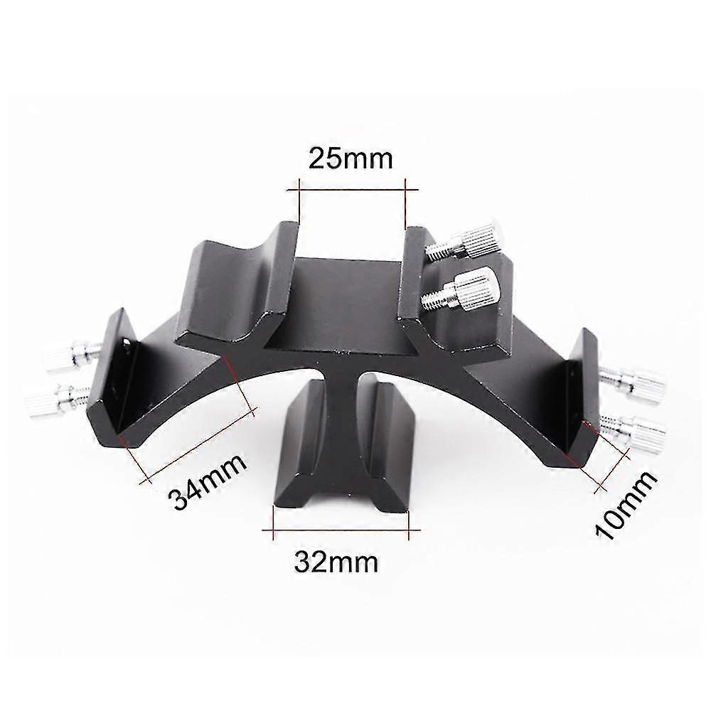 Fixed Three Slot Deluxe Finder Dovetail Mounting Bracket Base