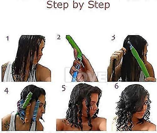2023 - Manual Hair Curlers Without Heat, 20 Pieces Of Heatless Hair Waves Curls And 1 Styling Hook 50 Cm