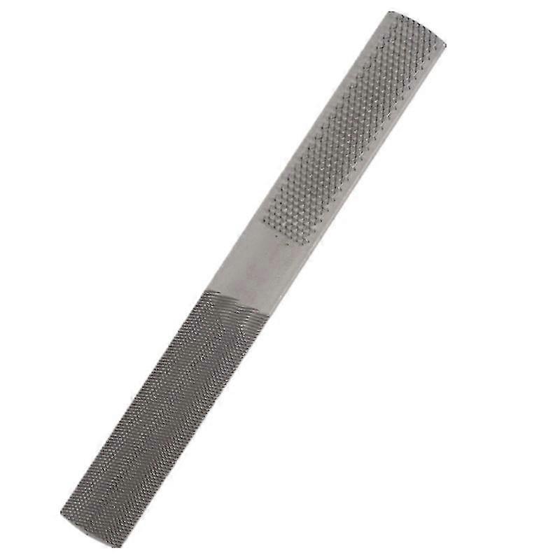 4 In 1 Wood Rasp - 200mm Carbon Steel Flat Rasp - Half Round Flat Rasp For Woodworking With Large To (ShiKai)
