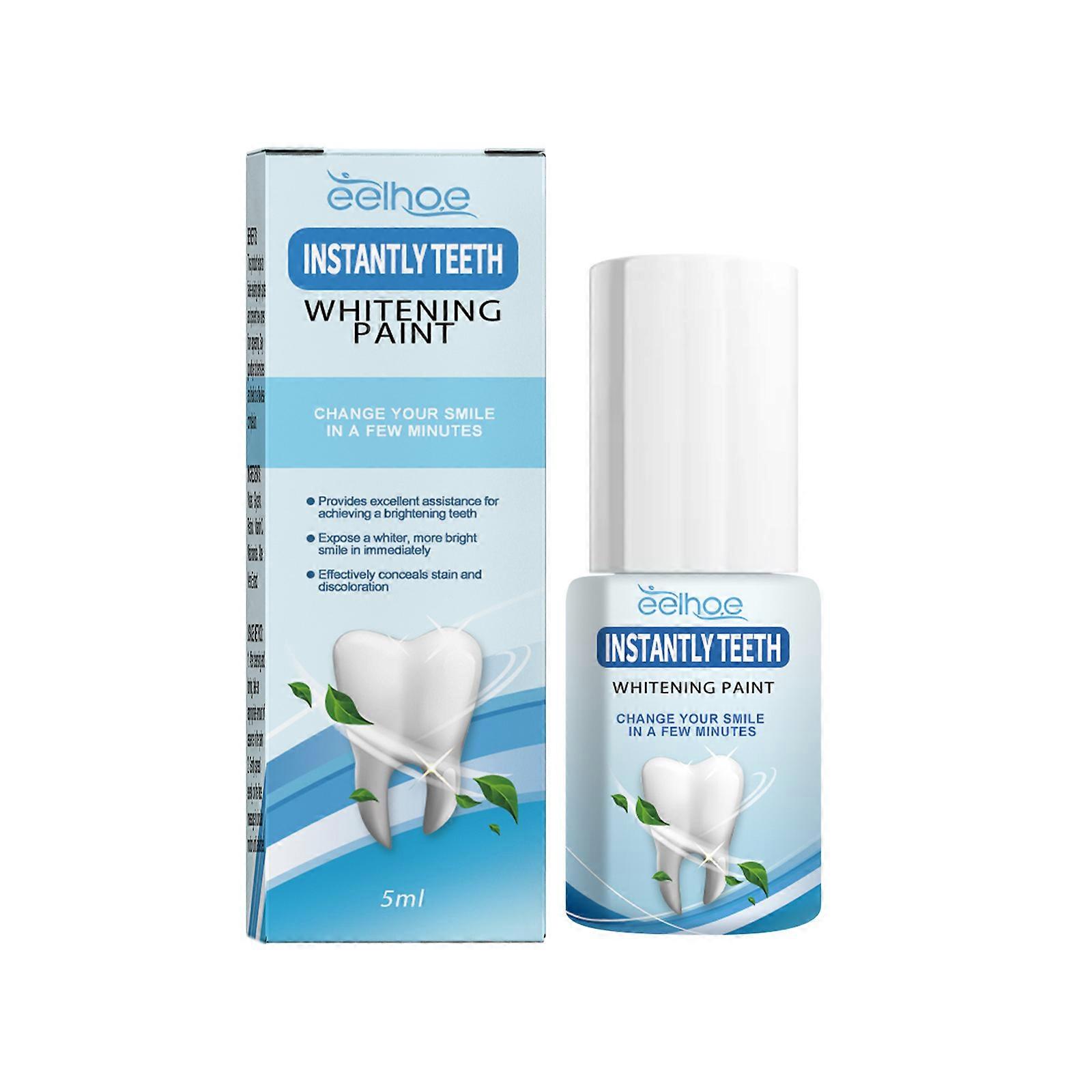 Instant Teeth Whitening Paint, 5ml Teeth Whitening Liquid Remove Tooth Stain