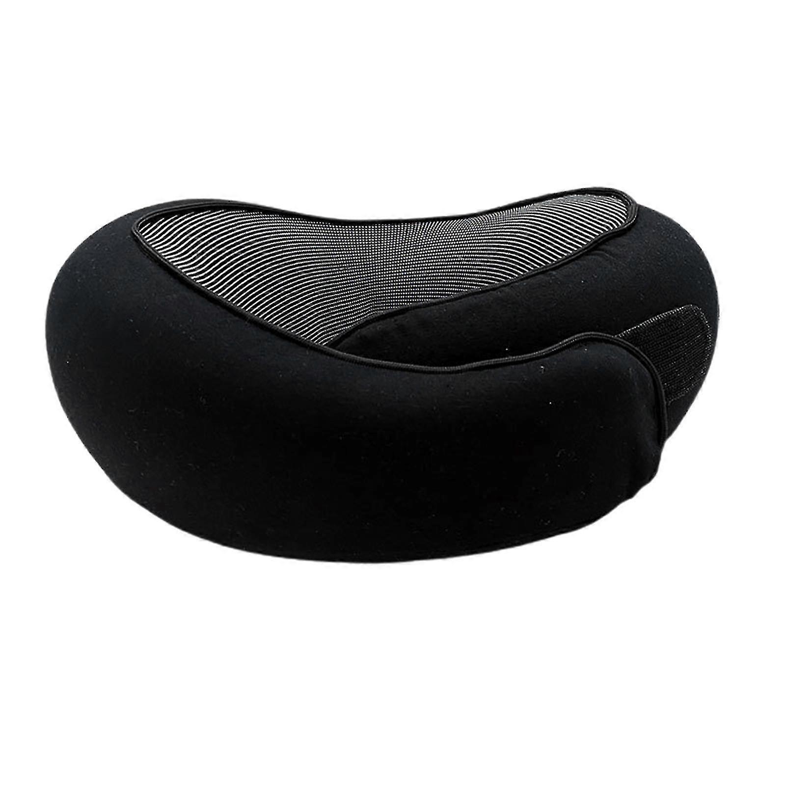 Memory Foam Travel Neck Pillow 360 Degree Support U-Shaped Airplane Pillow with Adjustable Fastener Tape Nap Pillow