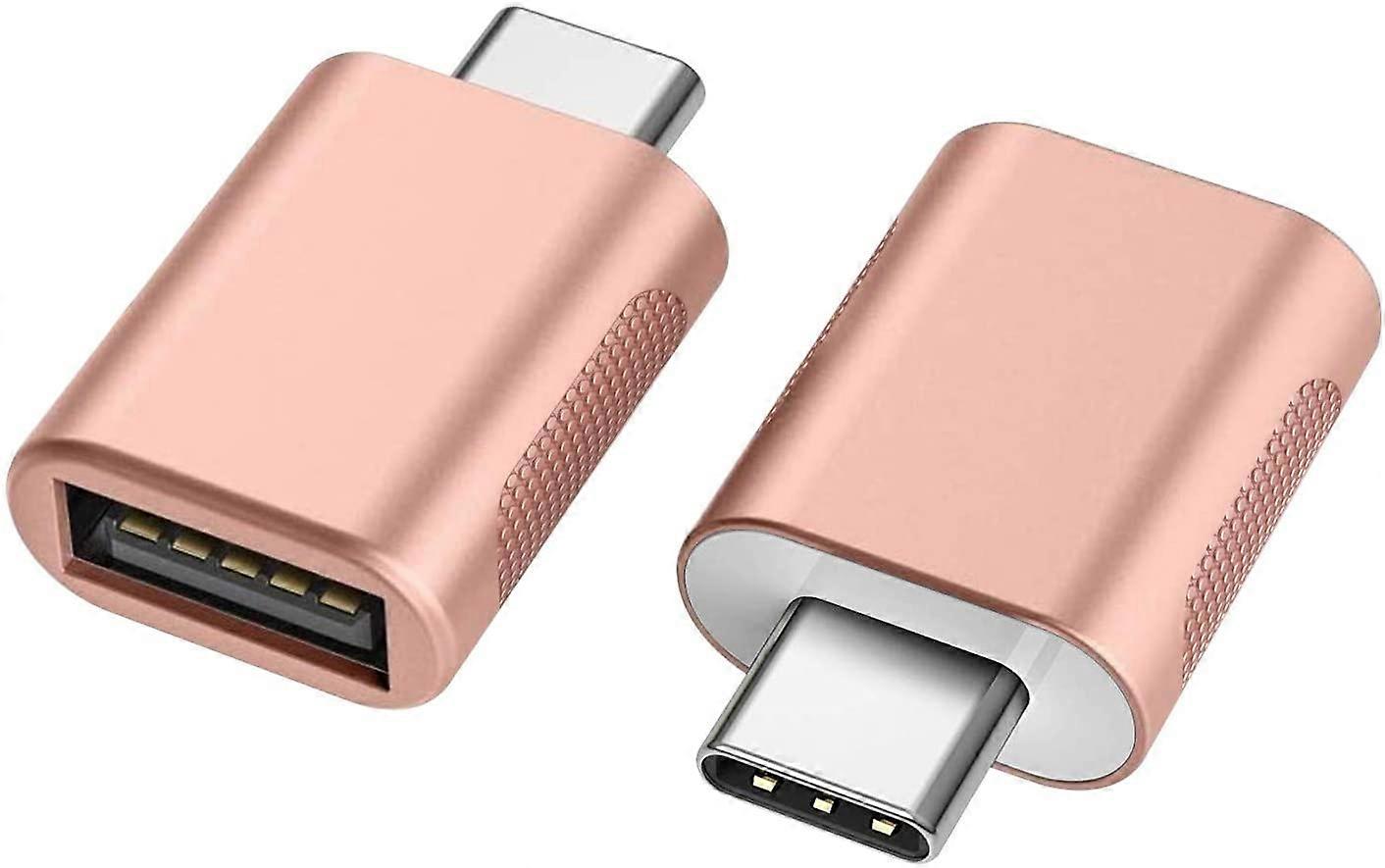 USB C to USB Adapter (2-Pack), USB-C to USB 3.0 Adapter, USB Type-C to USB Adapter, Thunderbolt 3 to USB Female OTG Adapter for MacBook