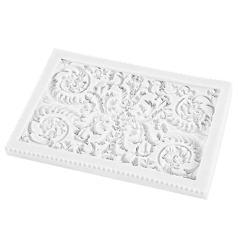 Silicone Diy Cookie Cutters Vintage Embossed Pattern Baking Tool Cake Decoration