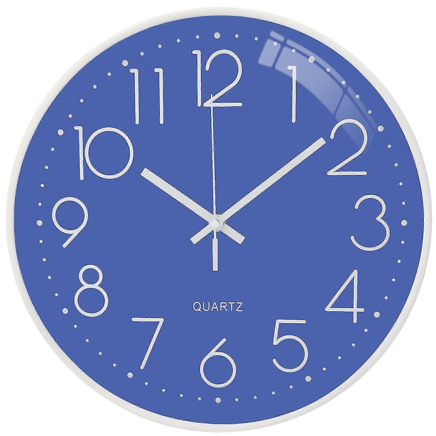 2024 Wall Clock,12" Digital Wall Clock, Large Silent Non-ticking Quartz Wall Clocks, Large Display Wall