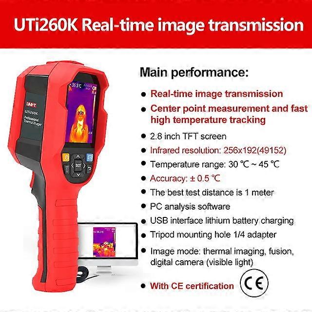 Infrared Thermal Imager Digital Handheld 30~45C Real Time