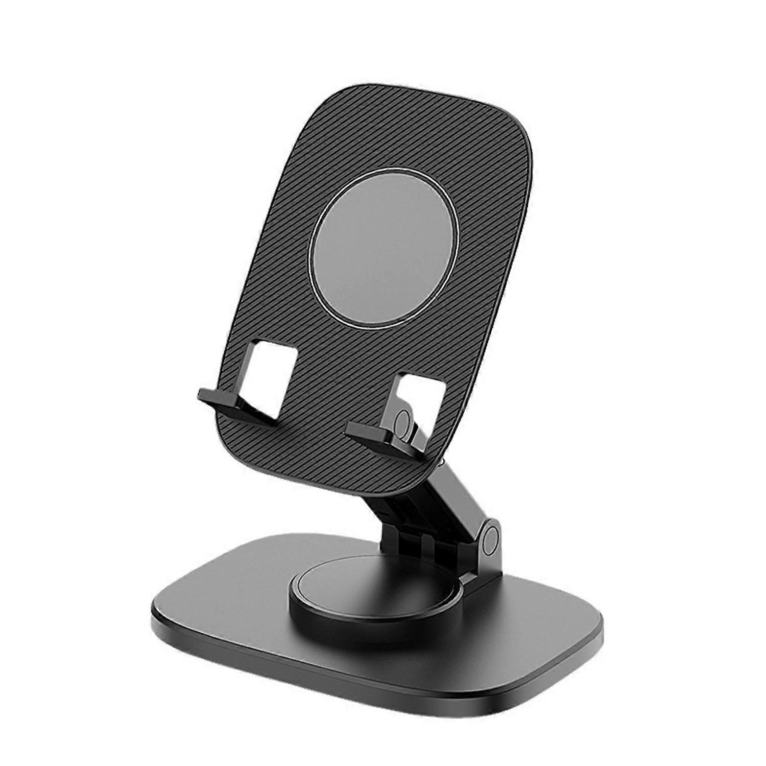 Black mobile phone holder that rotates 360