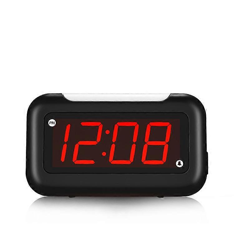 LED alarm clock bedroom bedside simple night lamp holder clock with USB charging