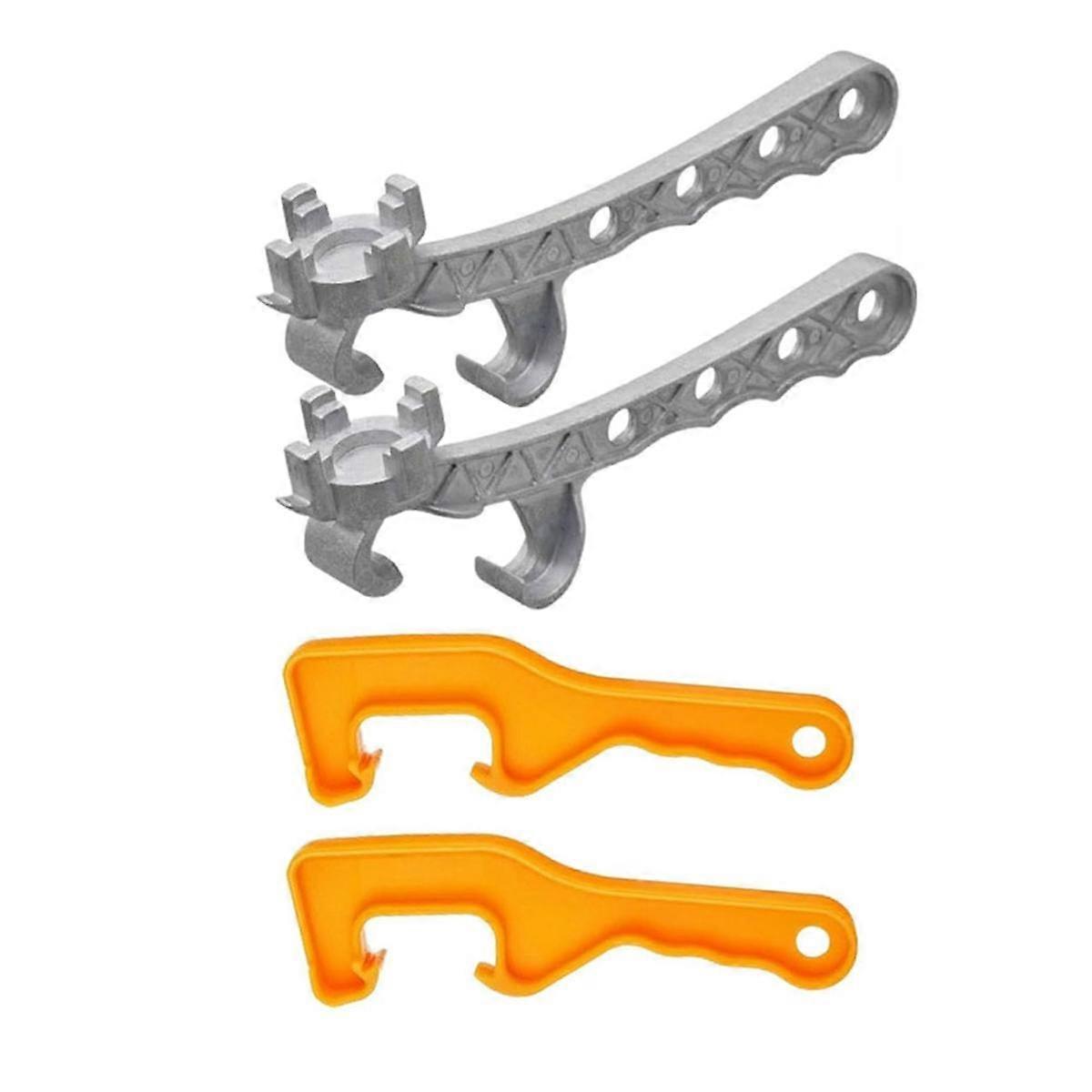 Aluminum Bucket Opener Paint Can Opener Silver Buckets Lid Wrench Metal Can Opener Lid Remover Tool