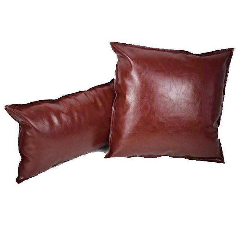 1Pack Faux Leather Decorative Throw Pillow Covers Modern Solid Outdoor Cushion Cases Luxury Pillowcases for Couch Sofa Bed