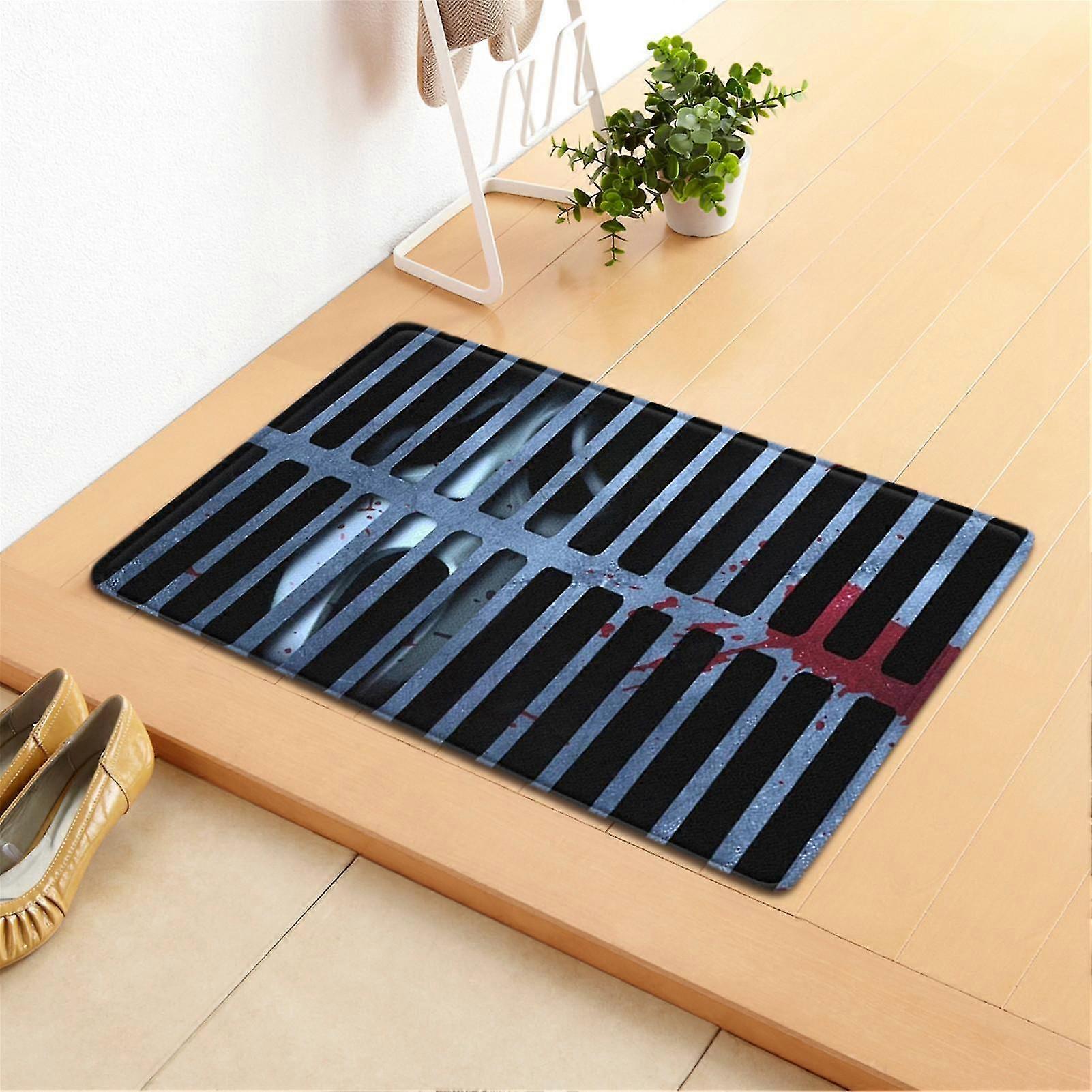 Halloween Carpet Non-slip Uv-resistant Horror Floor Mat Rug
