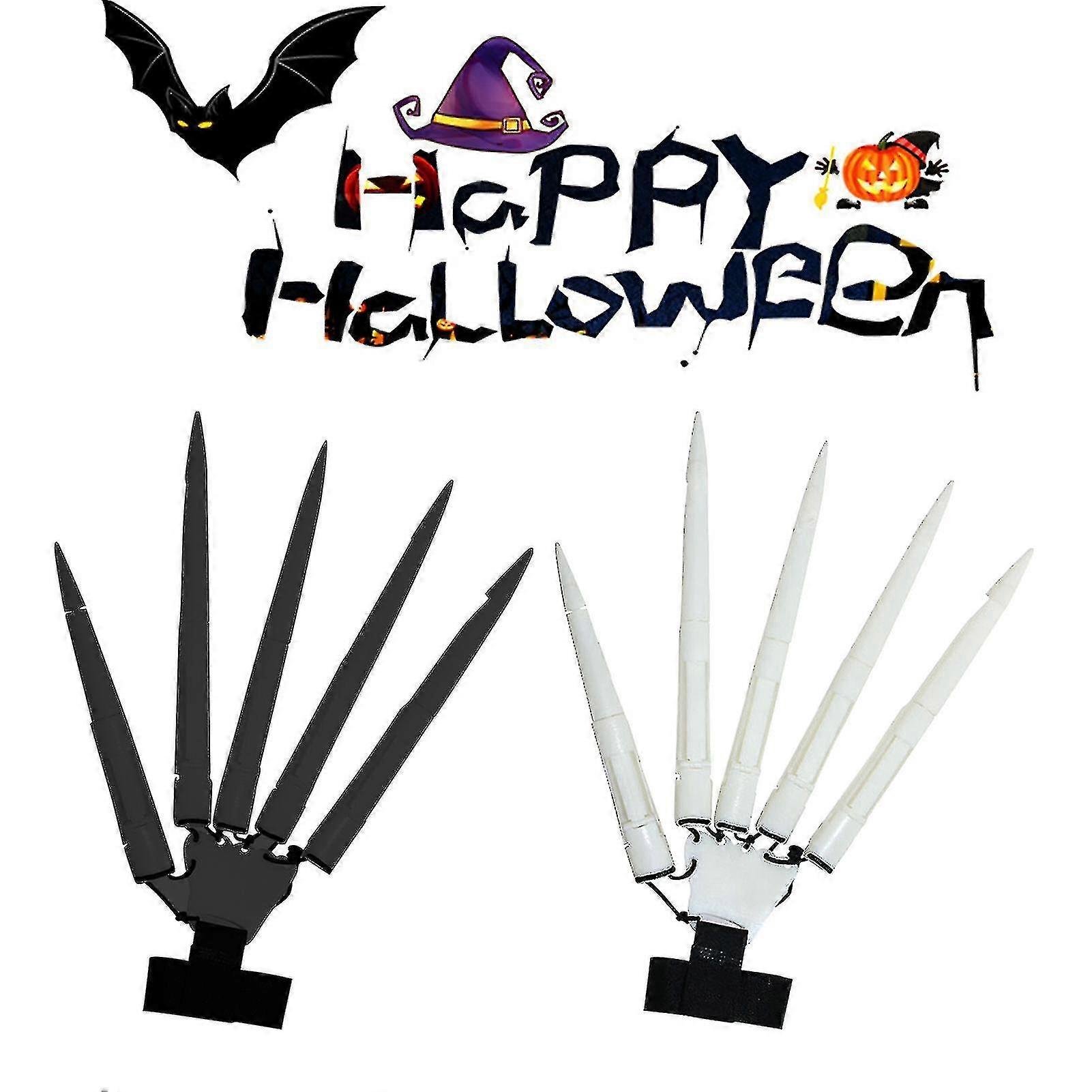 Halloween Articulated Fingers Hand Finger Extensions Cosplay Party Decoration