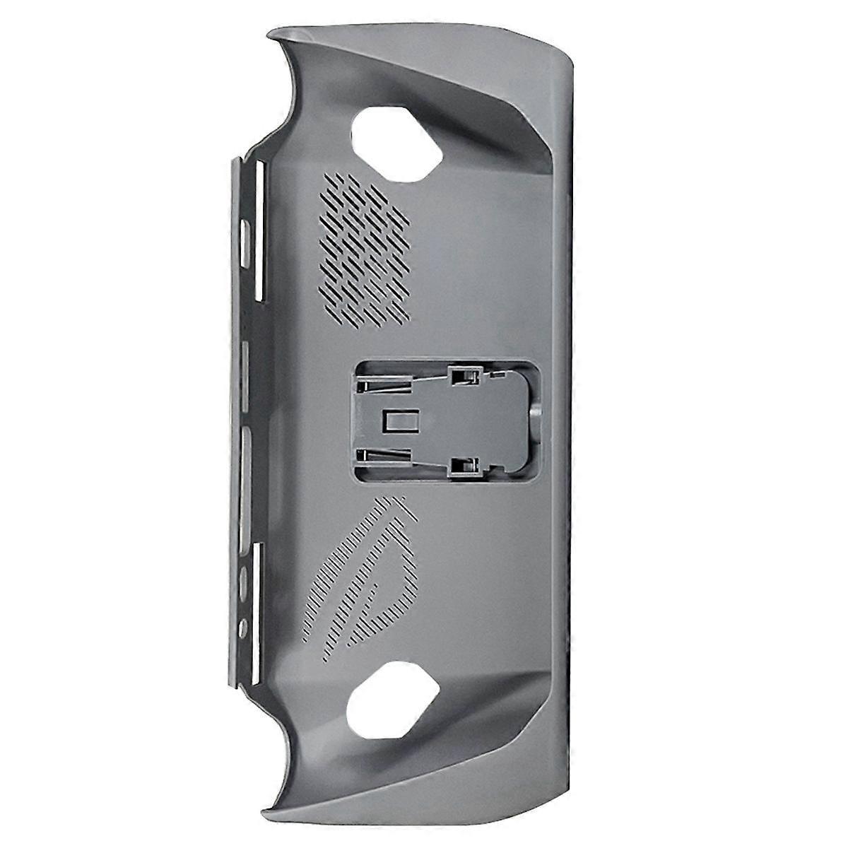 For Ally Handheld TPU Case with Back Bracket Ally Gaming Console Non- Protective Case,Gray