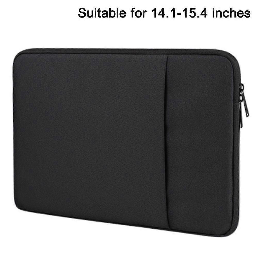 Laptop Sleeve, Water Repellent Protective Fabric Notebook Bag Case Computer Carrying Case Notebook Felt 14.1-15.4 Inches