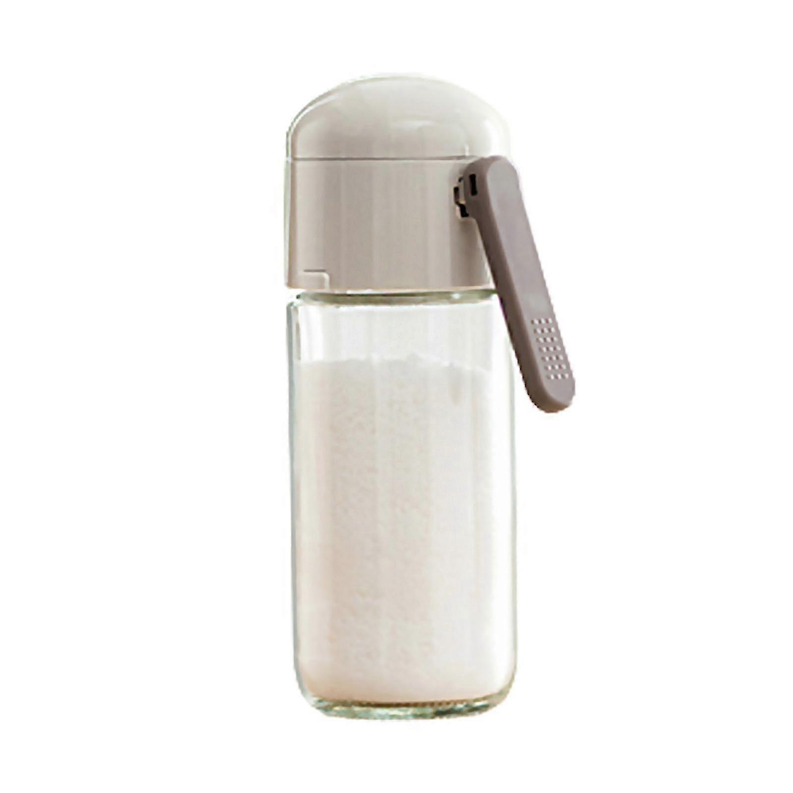 Plastic Salt And Pepper Shakers With Hinged Lid Spice Dispenser, Seasoning Container(180ml)