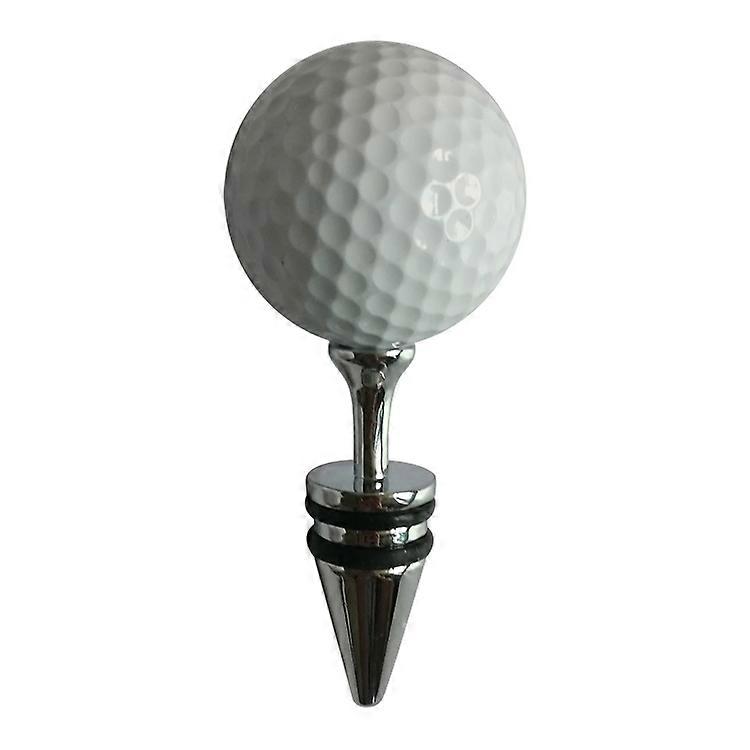 Golf + Tee Shape Red Wine Bottle Stopper, Size: 10 x 4.2cm