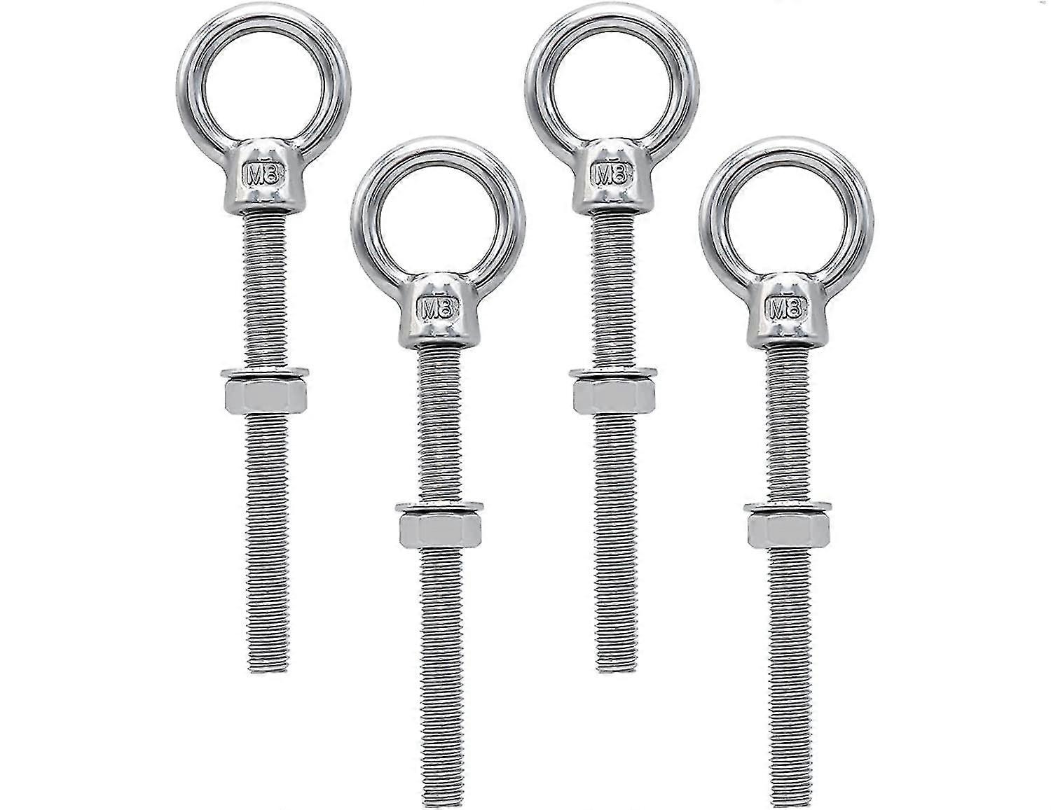 4 db szemcsavar 316 rozsdamentes acél szemcsavar hosszú szemcsavar m10 x 100 mm