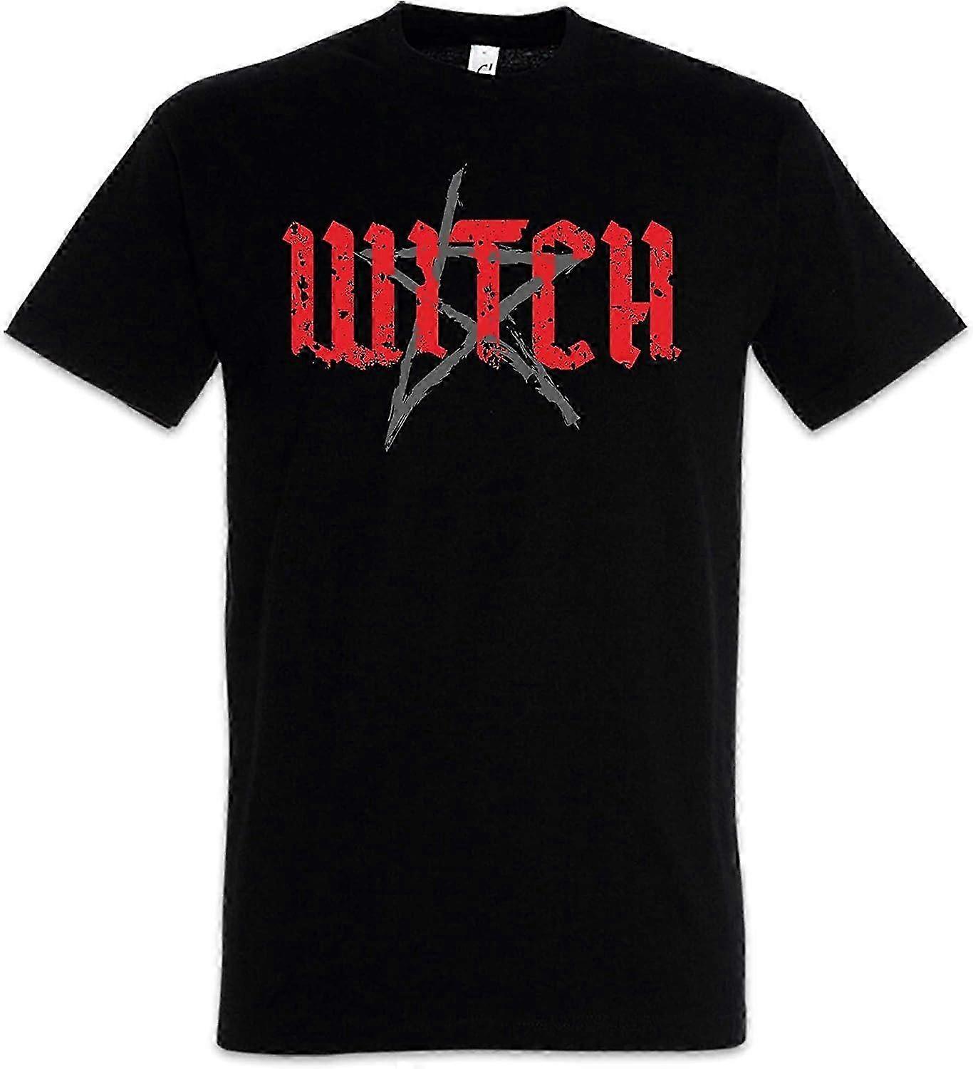 Witch Pentagram Bărbați Tricou Retro material la modă