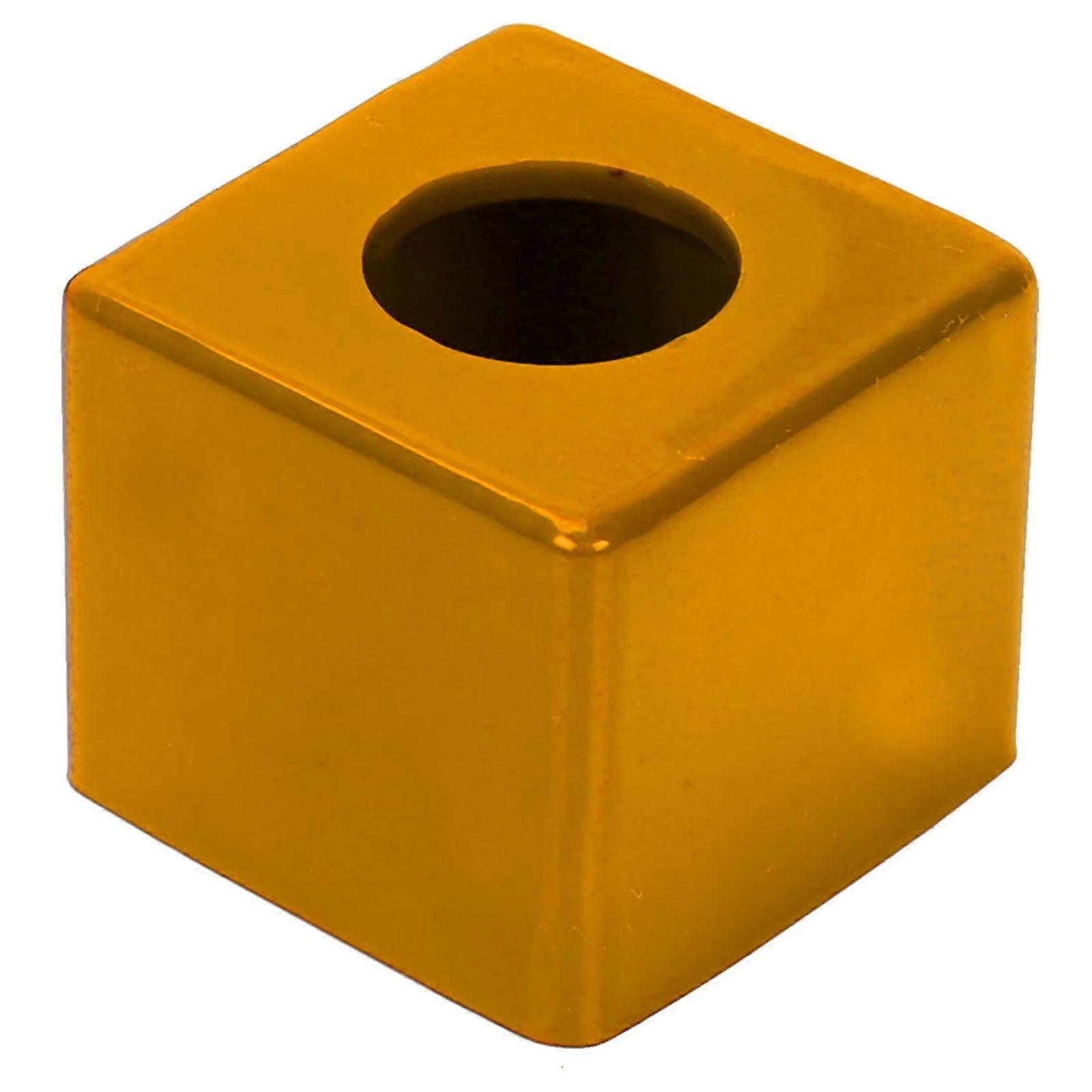 High-end Billiard Pool Cue Chalk Holder Protective Cover - Yellow