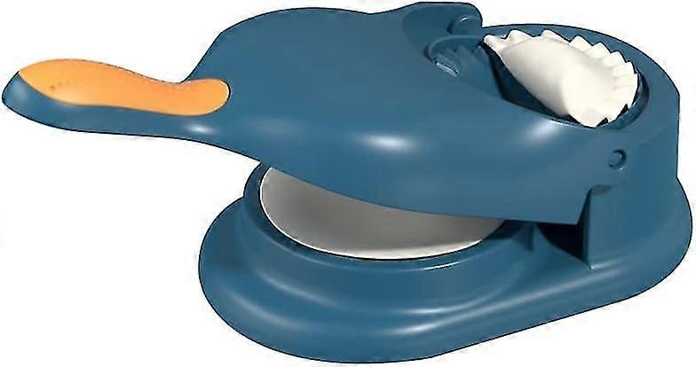 Blue Manual Dumpling Skin Rolling Tool Dumpling Mold Pressure Dough Maker