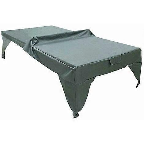 Foldable Dustproof Pingpong Table Cover for Playground -Convenient Outdoor - Waterproof - Easy to Clean - Wear-Resistant - LightweightGray