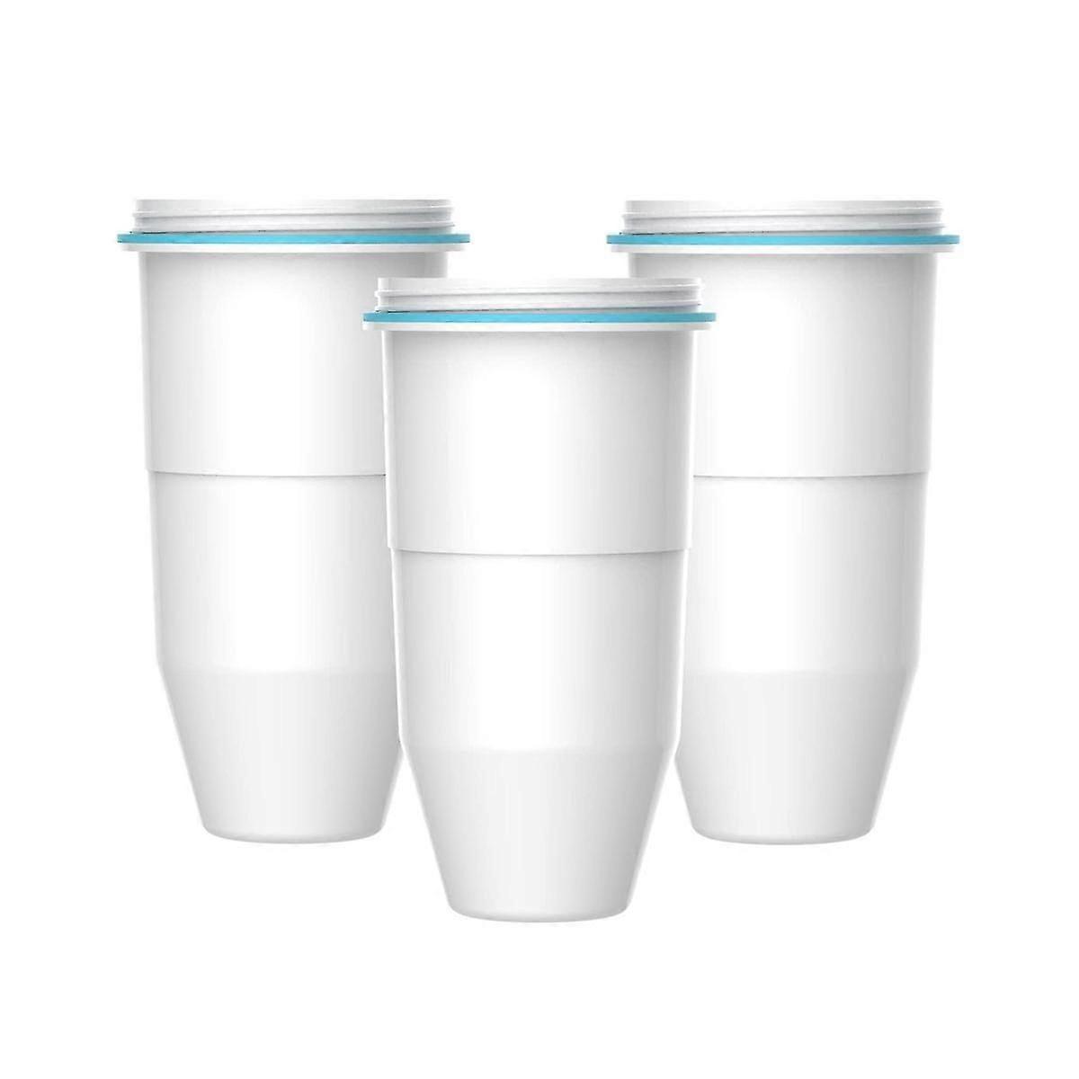 3pcs Water Filters Replacement For Zr-017 Pitcher Filters And Dispenser Filters Model Number:aqk-cf