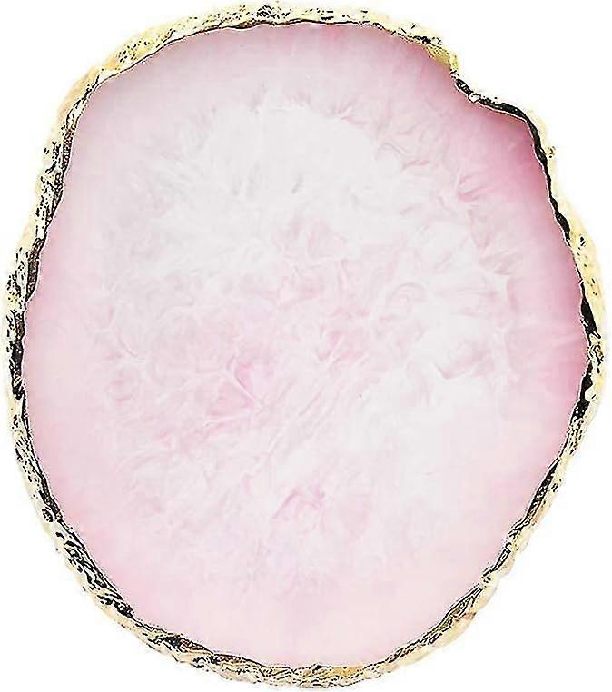 Nailart Palette, Nagellack Farbmischpalette Nagellack-Display-Tablett Nagel-DIY-Zubehör (rosa)