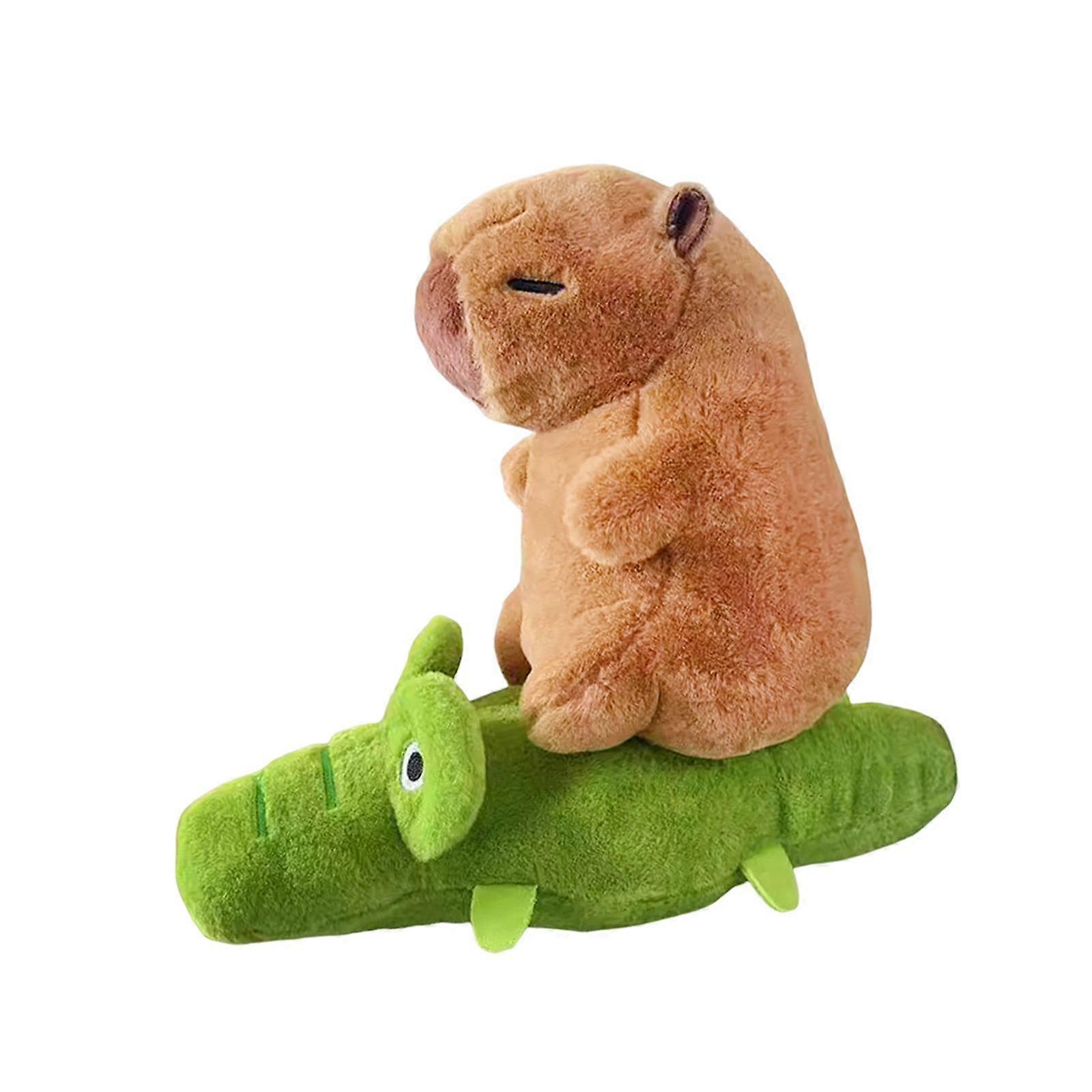 Capybara Plush Toy Cartoon Comfortable Soft Plush Figure Toy for Teens Gifts Height 25cm