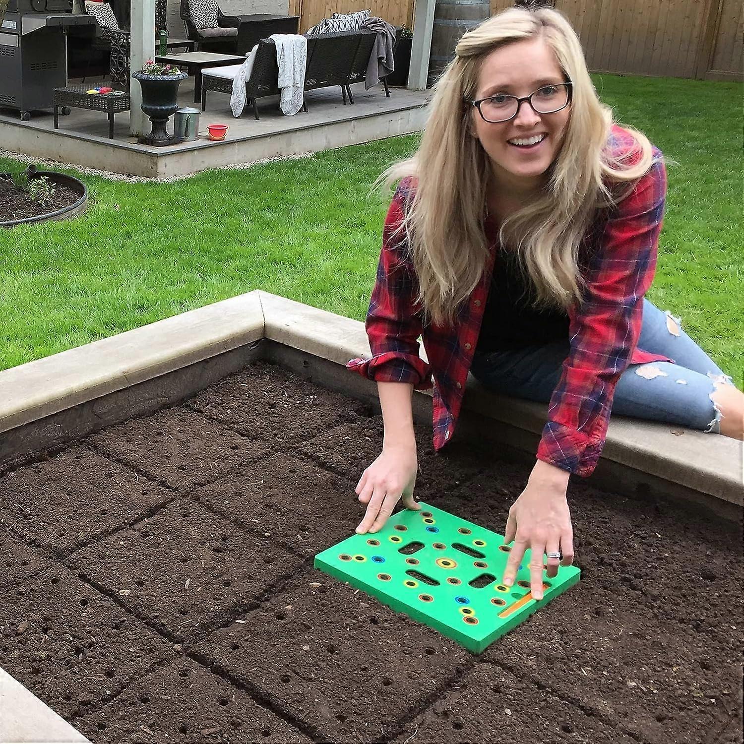 Sowing Square - Largest Harvest Seed Sowing Template - Square Foot Horticultural Toolkit