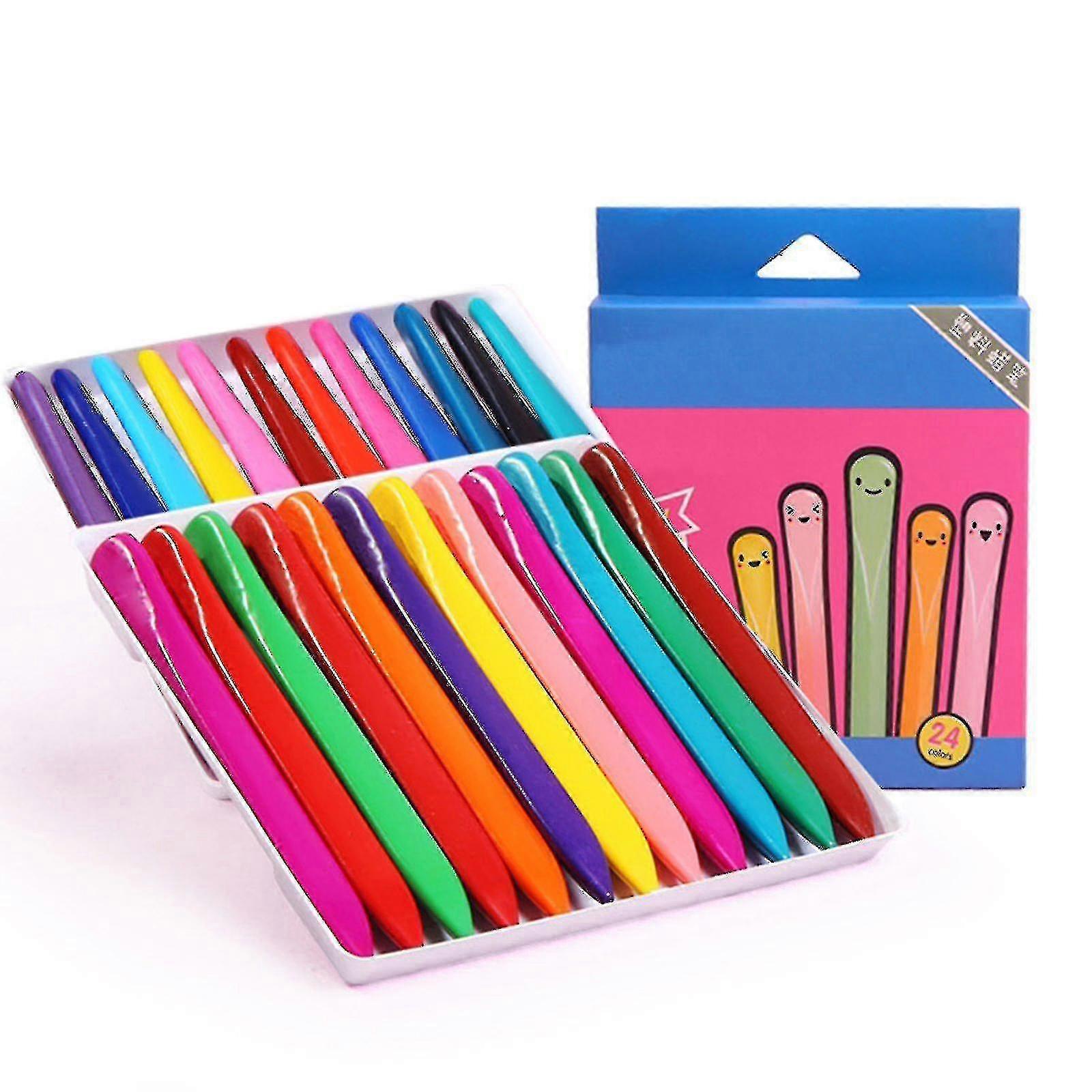 36 Colors Triangular Crayons Triangular Colouring Pencil For Stunts Kids Children