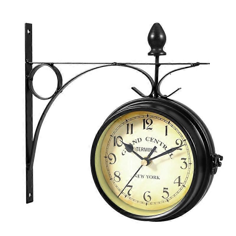 Vintage Decorative Double-sided Wall Clock
