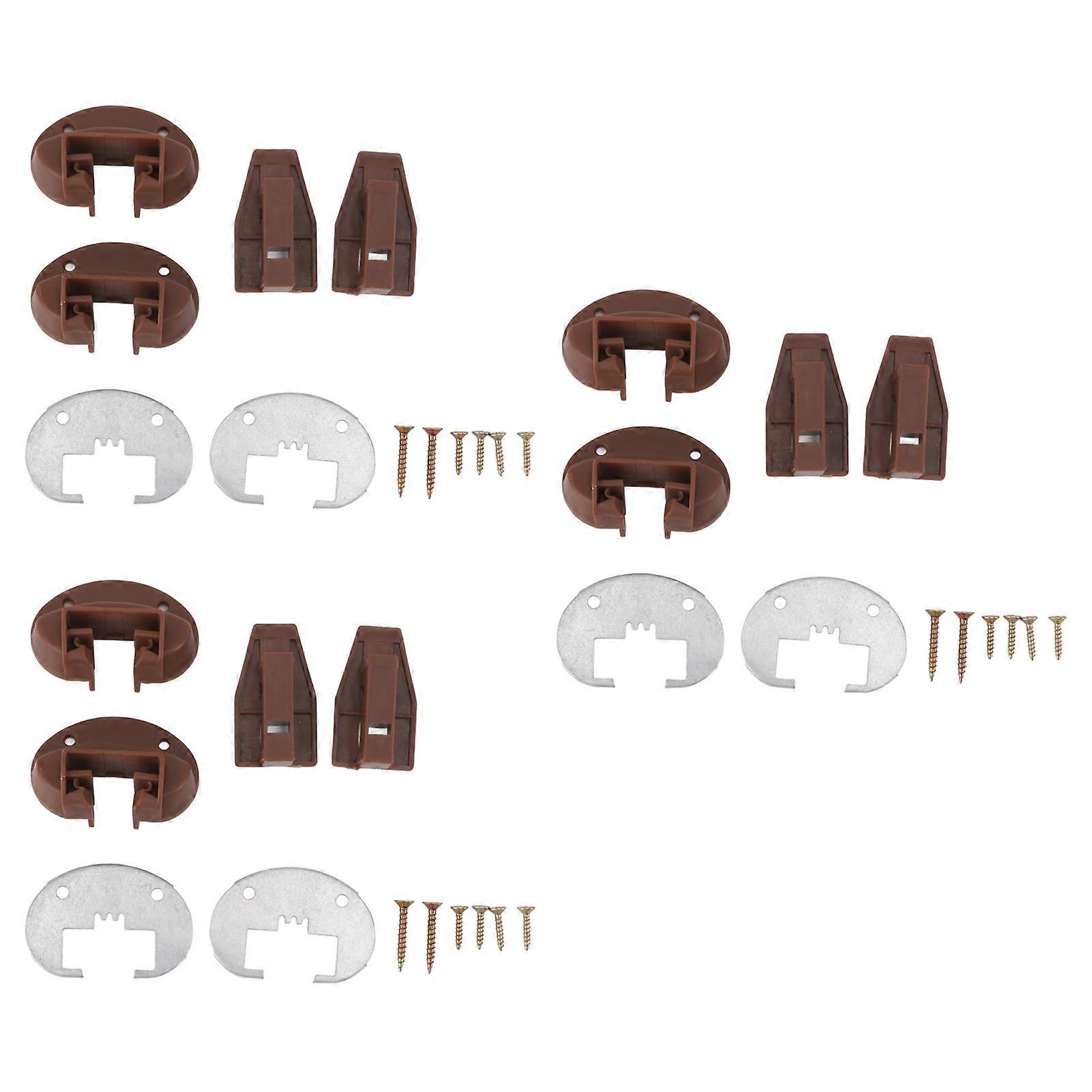 Drawer Slides Repair Kit ABS Robust Construction Easy To Install Drawer Guide Glide for Furniture